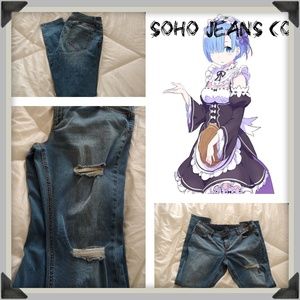 New York and and Company Destructed Skinnies